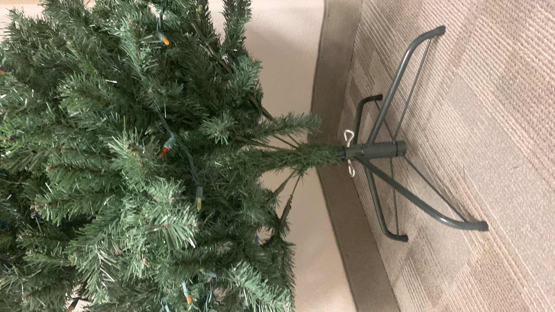 Photo 3 of 7.5’ CHRISTMAS TREE WITH LIGHTS
