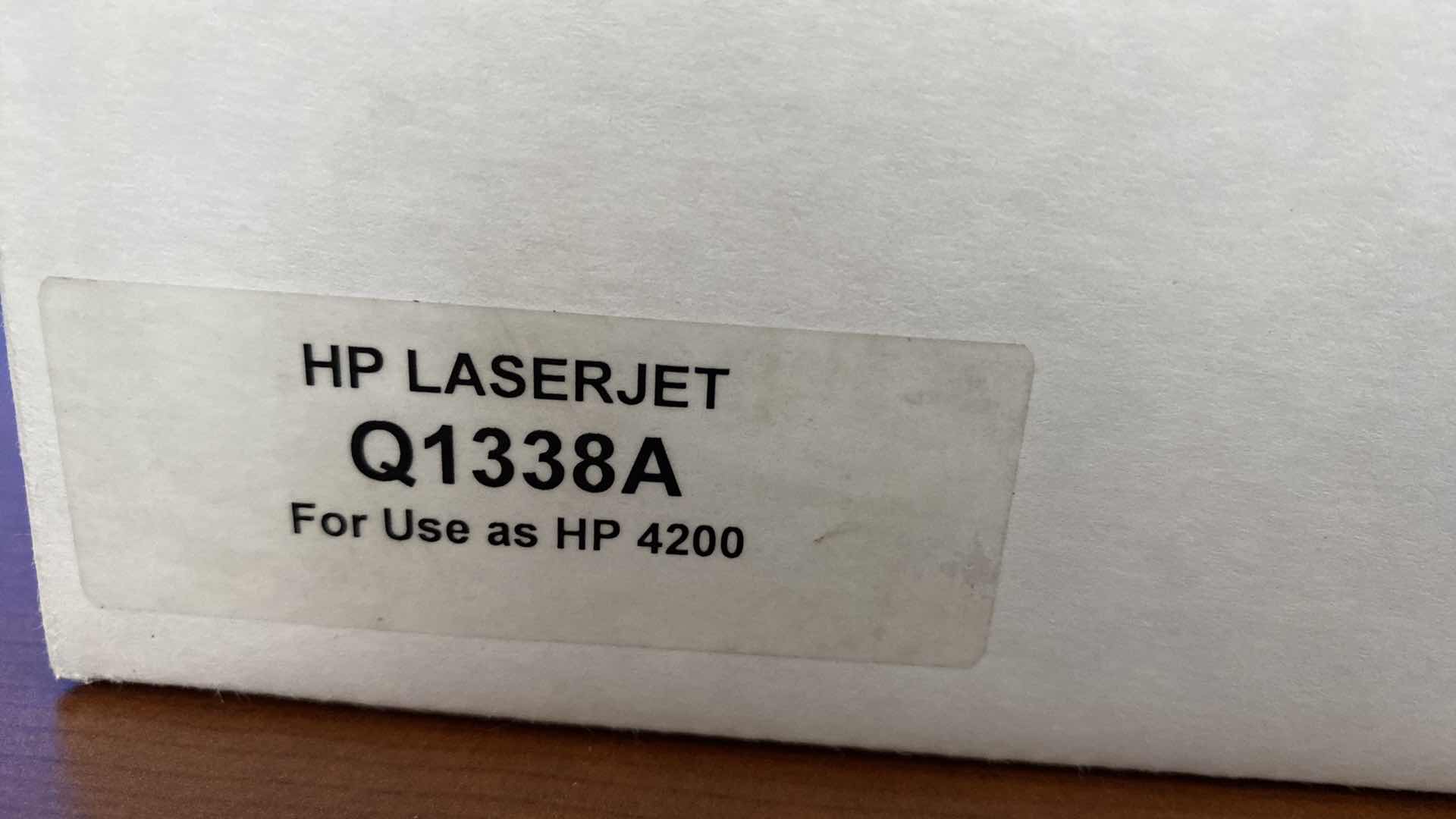 Photo 3 of NEW IN BOX  COMPATIBLE TONER CARTRIDGE FOR HP LASER JET HP4200 Q1338A