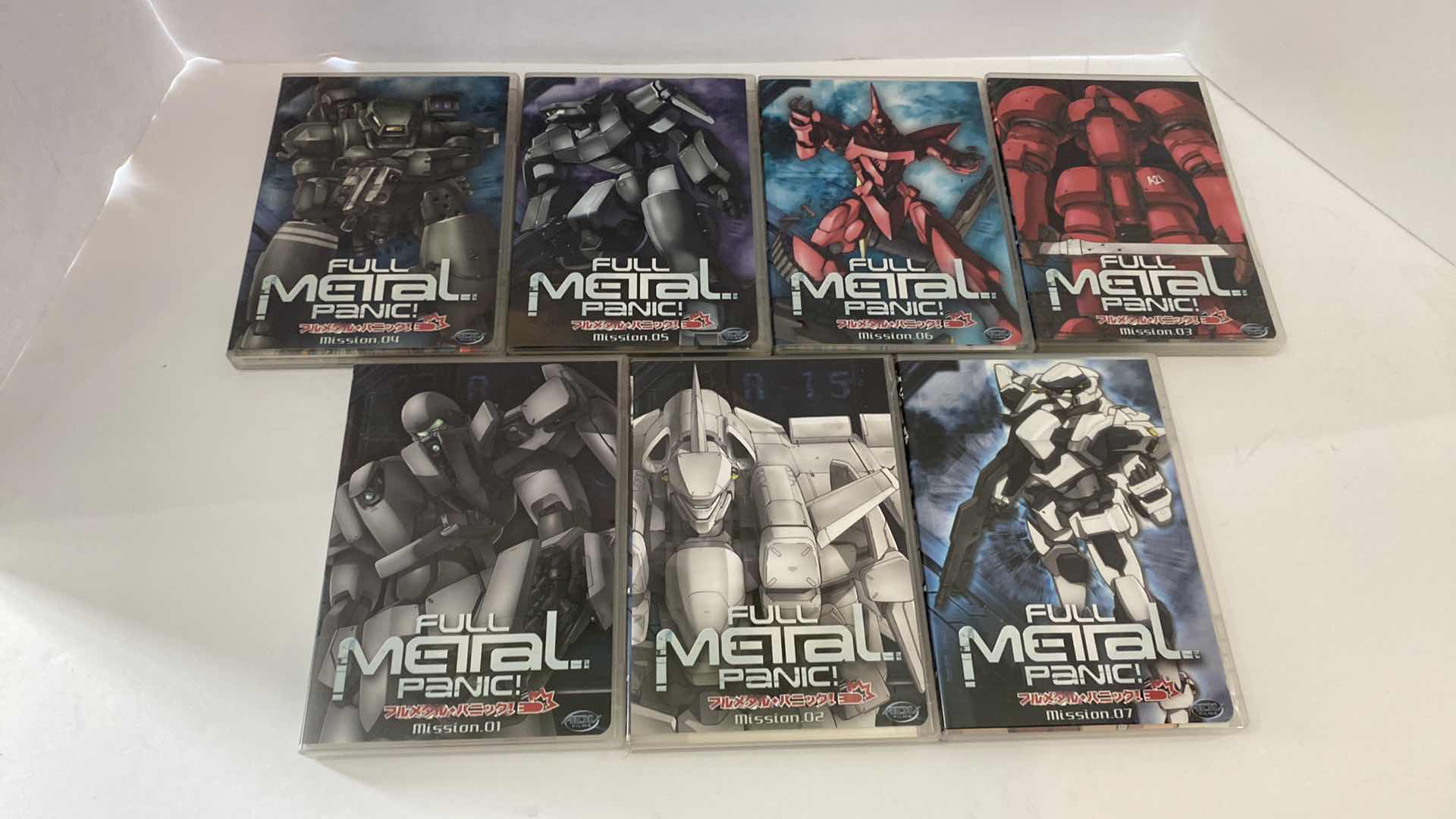 Photo 1 of 7 DVDS - SERIES FULL METAL PANIC MISSION 1-7