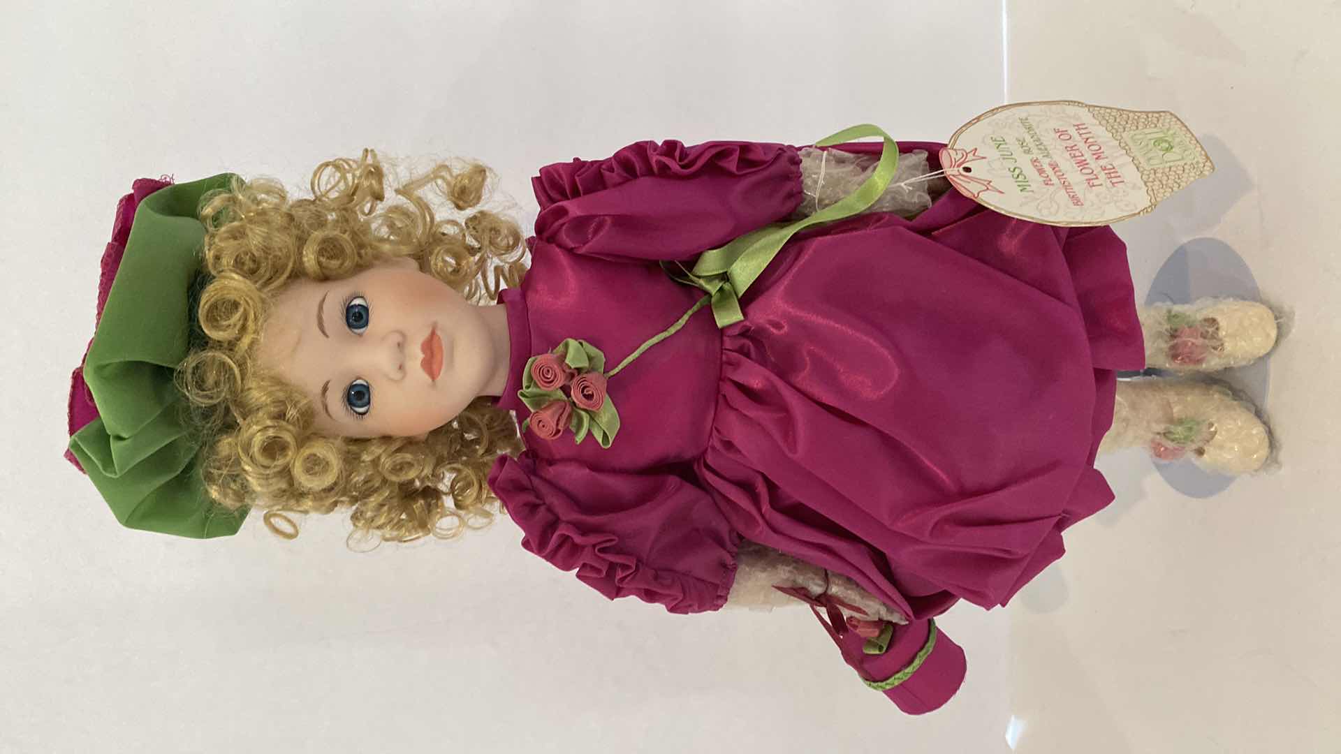 Photo 1 of DYNASTY PORCELAIN DOLL COLLECTION MISS JUNE H18”