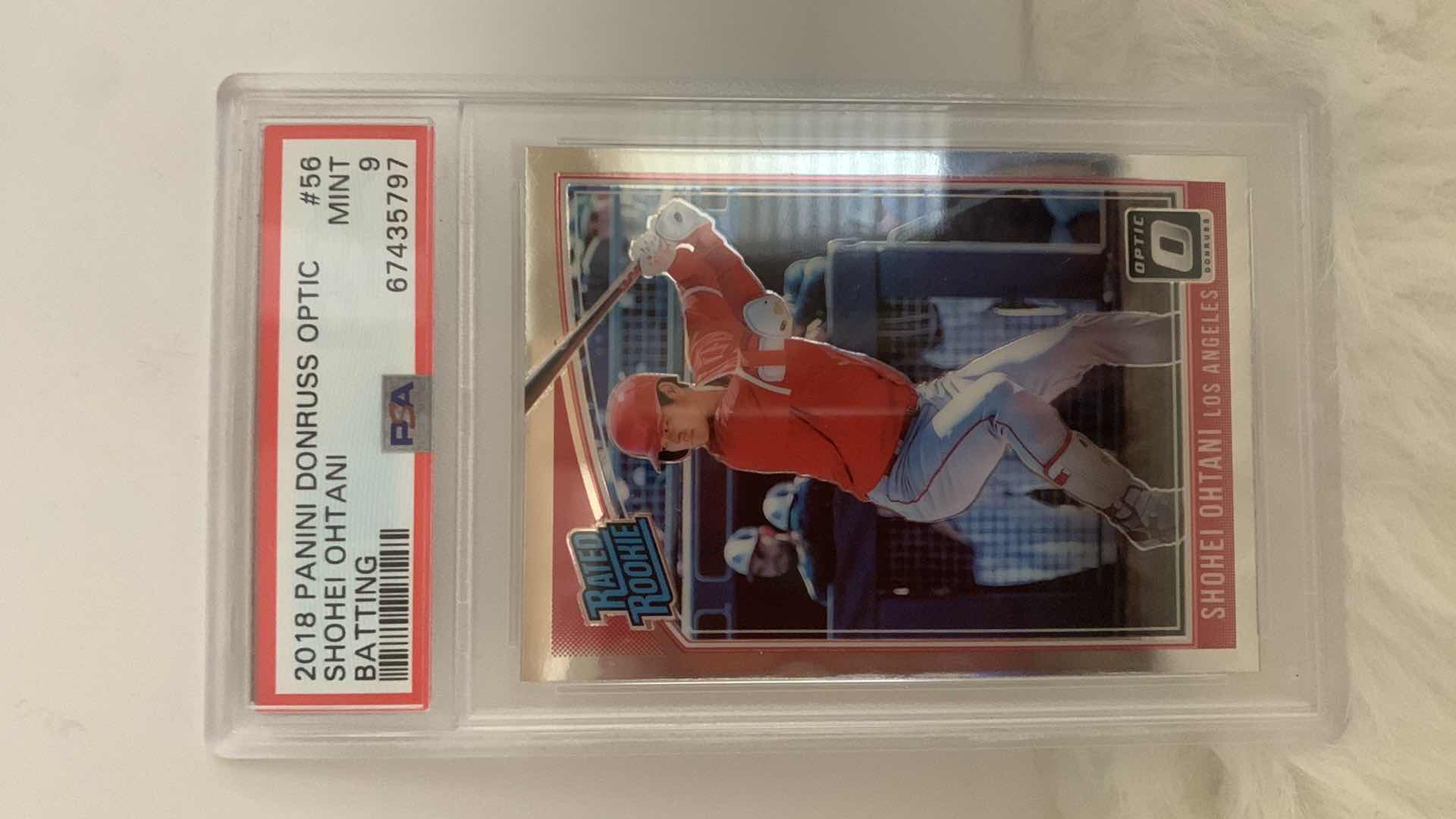 Photo 1 of COLLECTIBLE PANINI DONRUSS OPTIC SHOHEI OHTANI