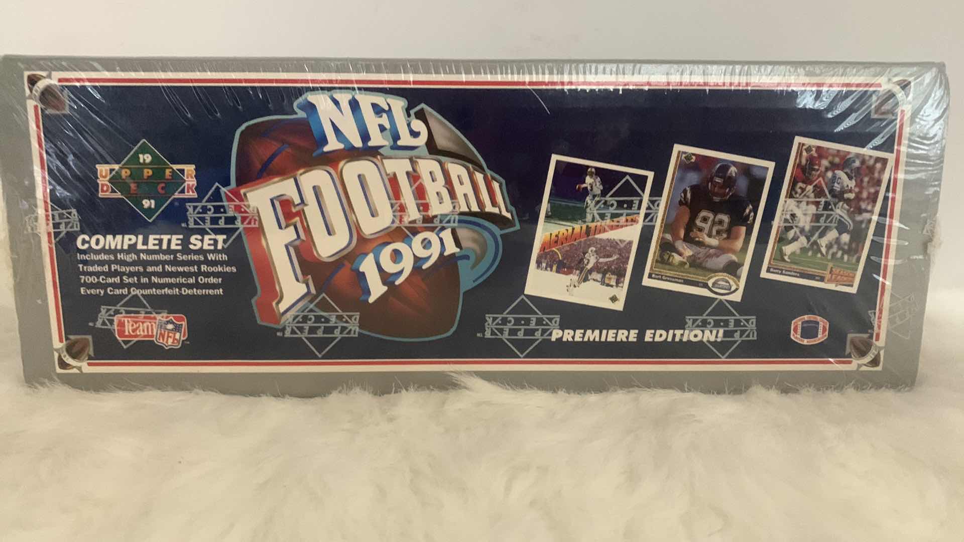 Photo 1 of COLLECTIBLE SEALED NFL FOOTBALL 1991 PREMIERE EDITION SET