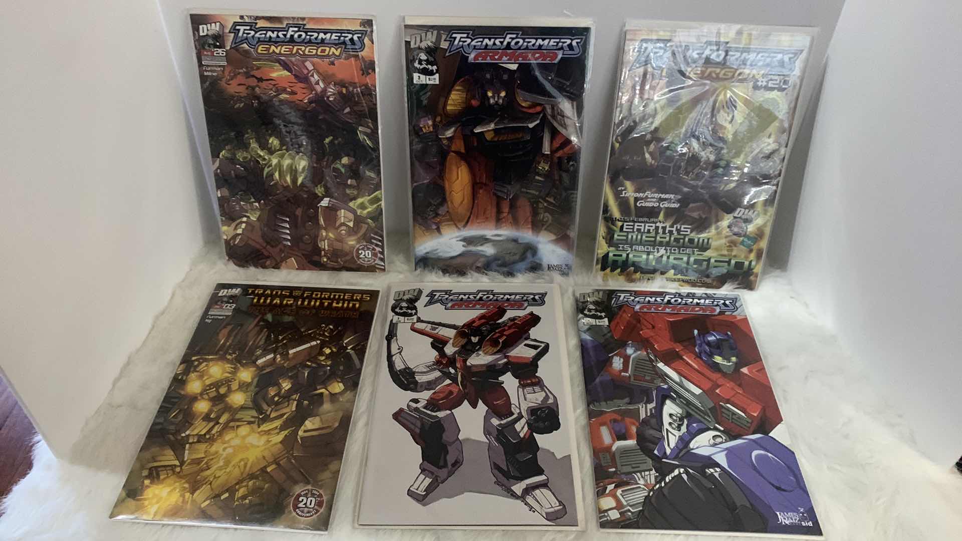 Photo 1 of 6 COLLECTIBLE SEALED DW TRANSFORMERS COMIC BOOKS