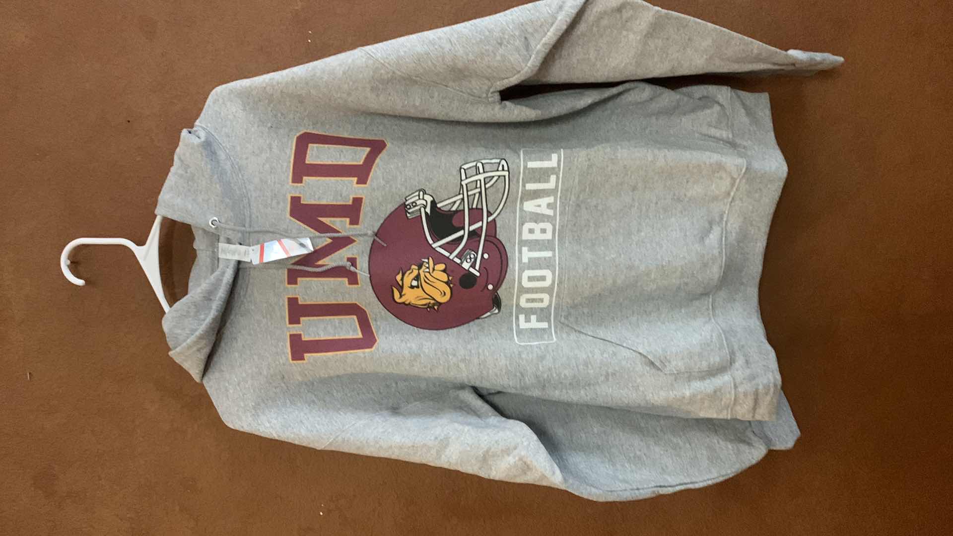 Photo 2 of TWO NEW WITH TAGS UMD FOOTBALL SWEATSHIRTS SIZE XL