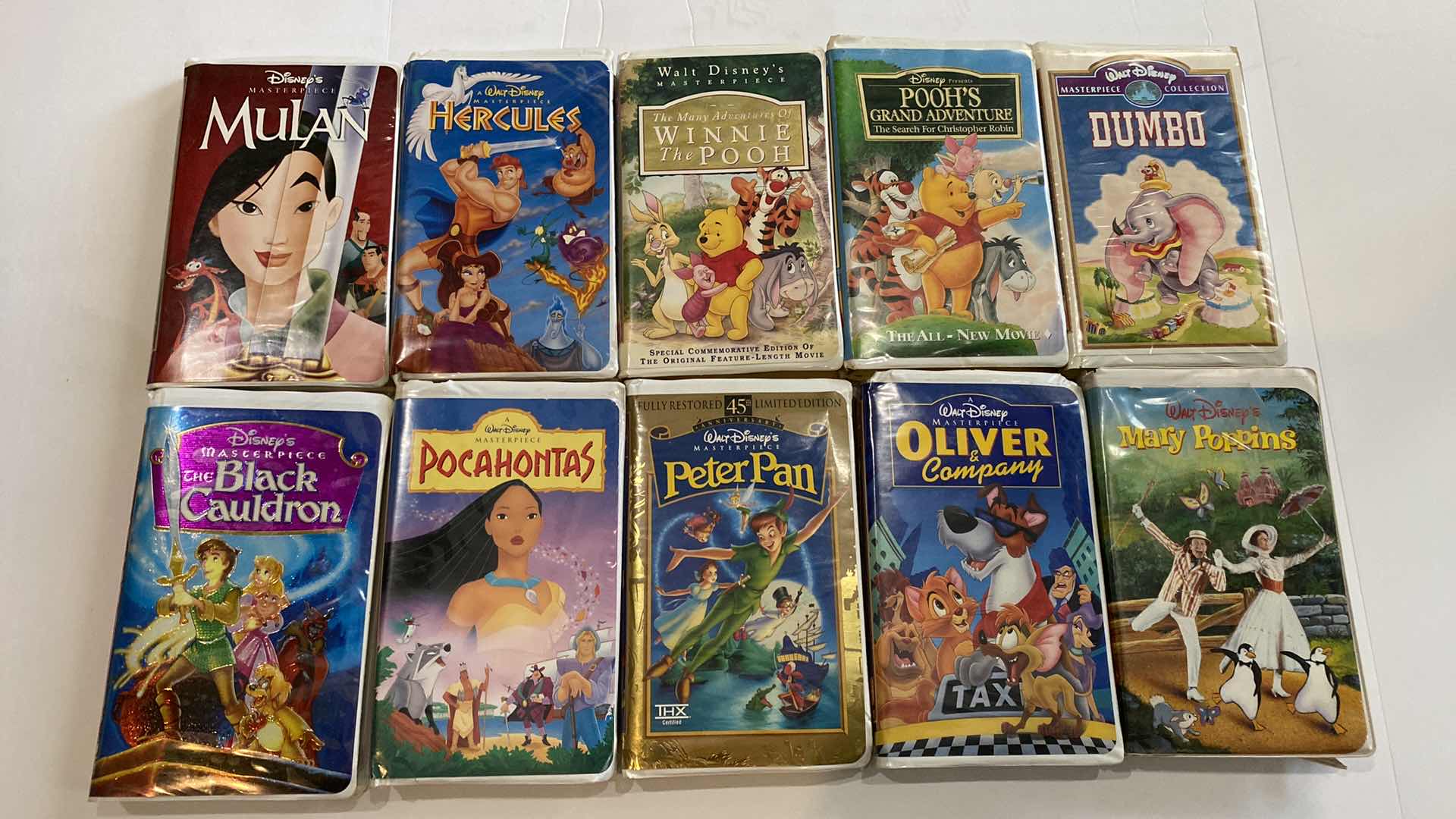 Photo 1 of 10-DISNEY VHS MOVIES