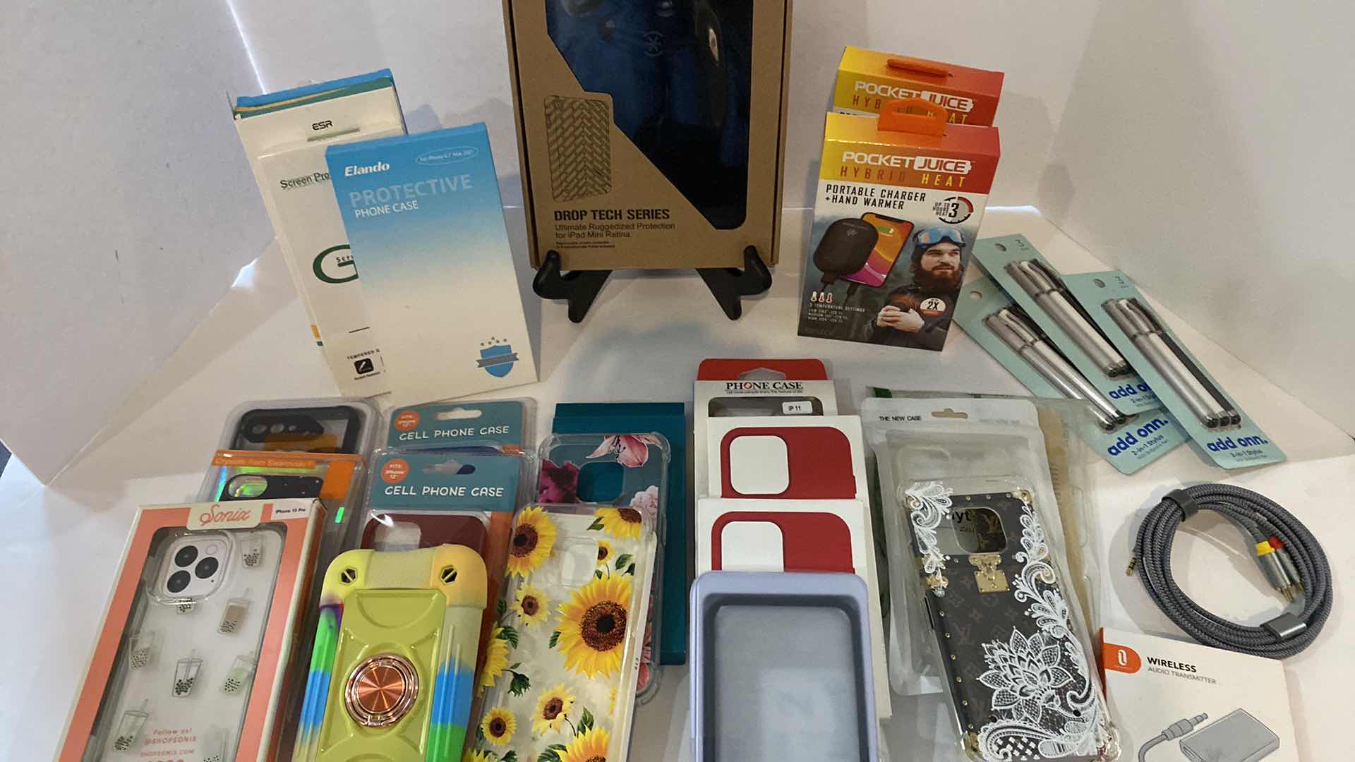 Photo 1 of ASSORTED CELL PHONE CASES GLASS AND MORE