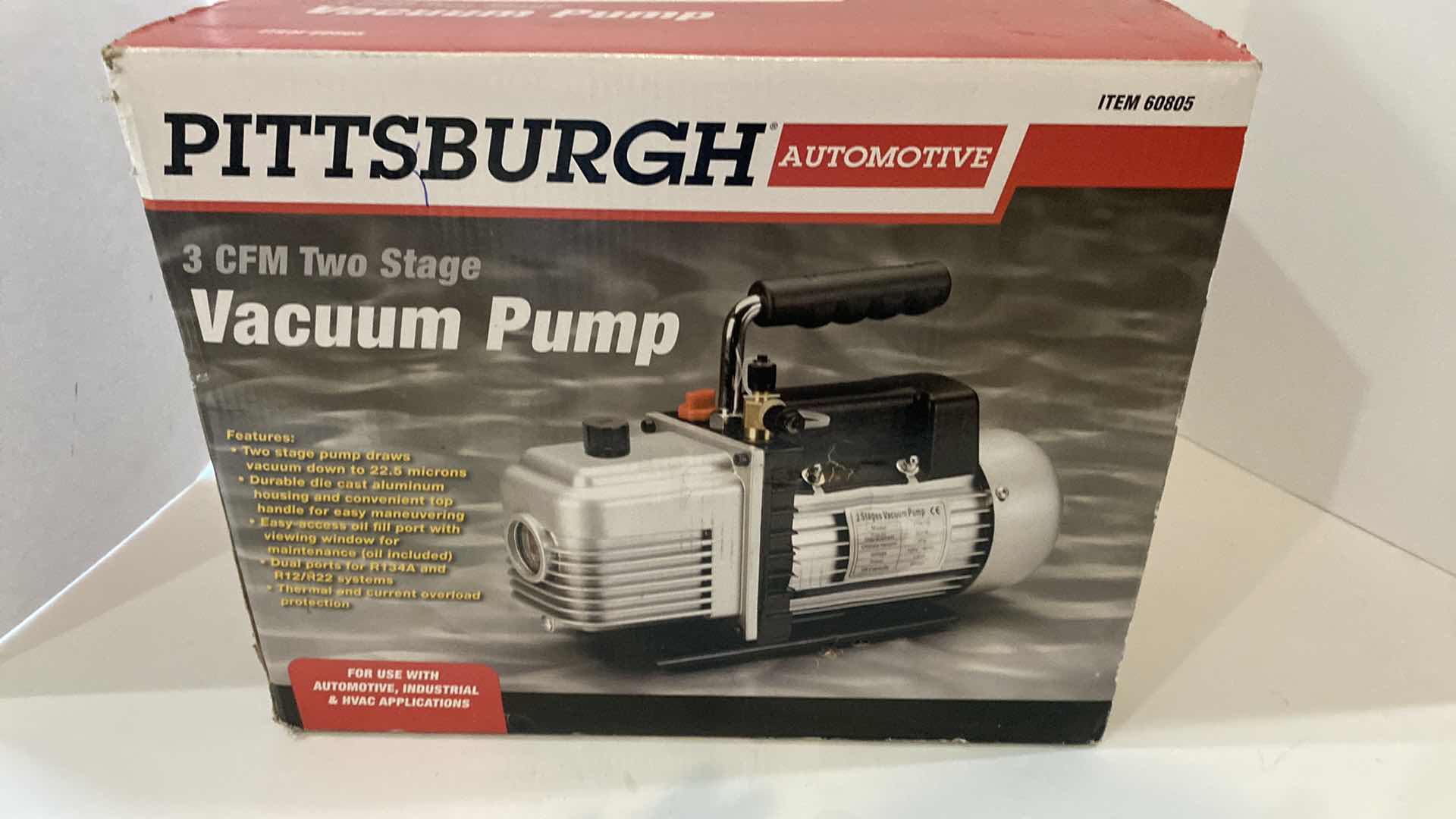 Photo 1 of PITTSBURGH 3CFM VACUUM PUMP