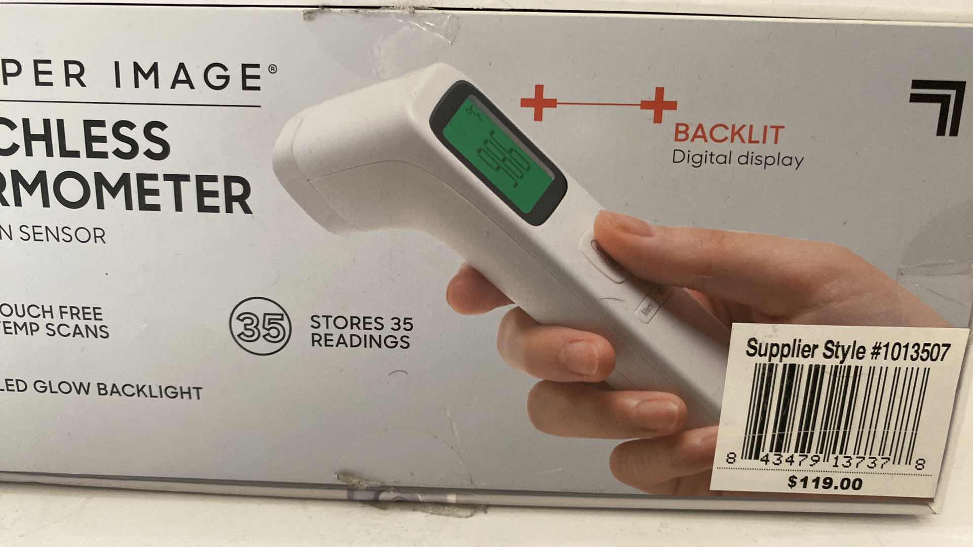 Photo 3 of SHARPER IMAGE TOUCHLESS THERMOMETER $119 AND MIBOTE GROWTH HEIGHT CHART FOR KIDS