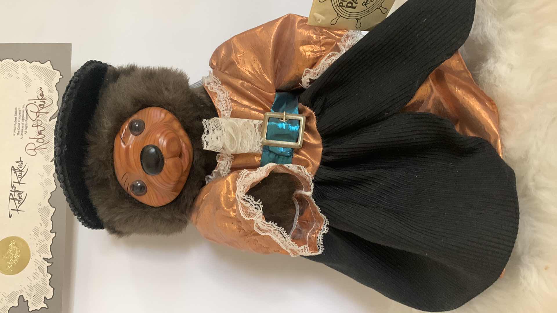 Photo 4 of PIRATES OF THE PACIFIC COLLECTIBLE WOOD BEARS WITH COA NUMBERED AND SIGNED, H13”