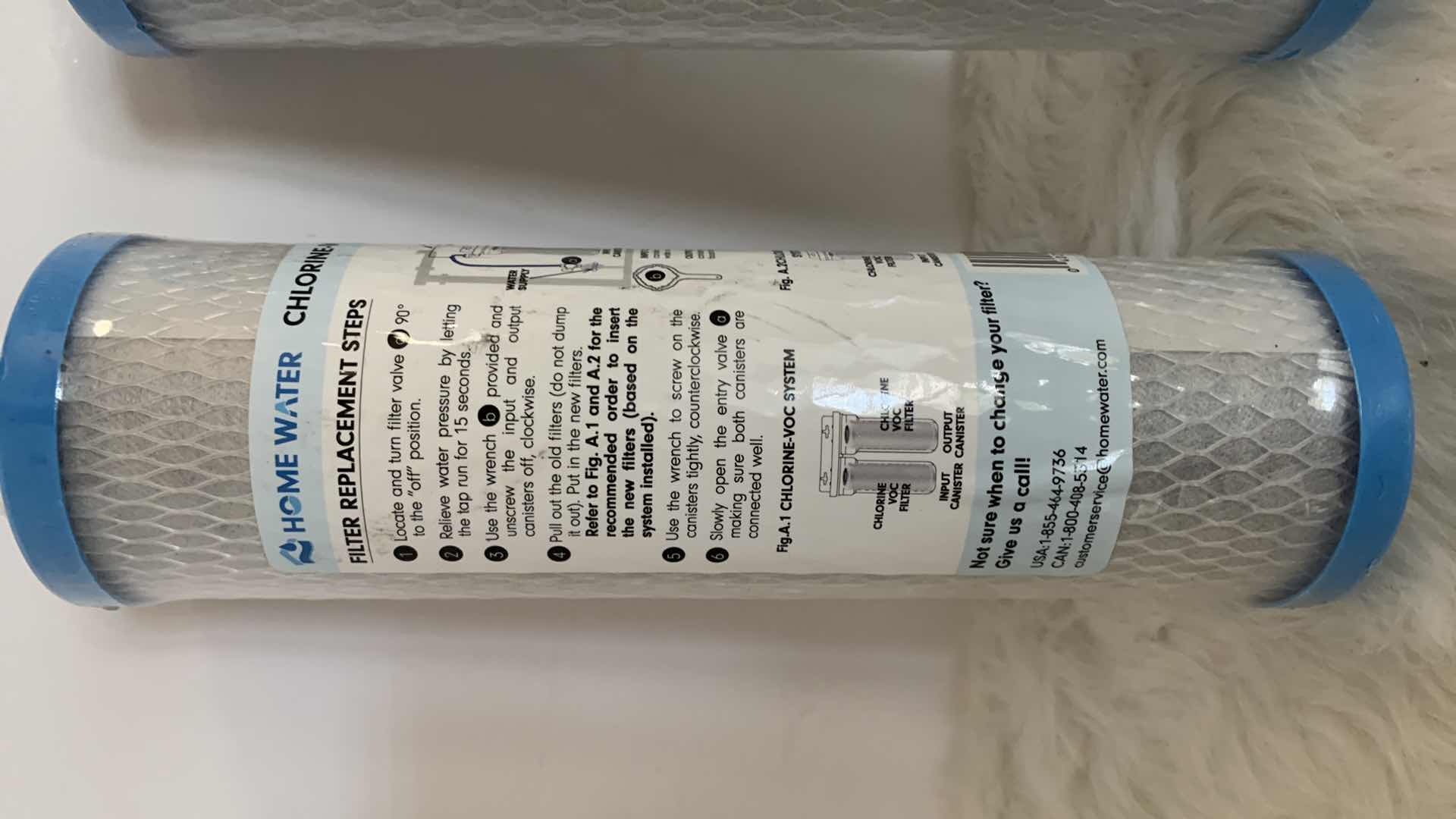 Photo 2 of 3 -  NEW HOME WATER CHLORINE VOC FILTER