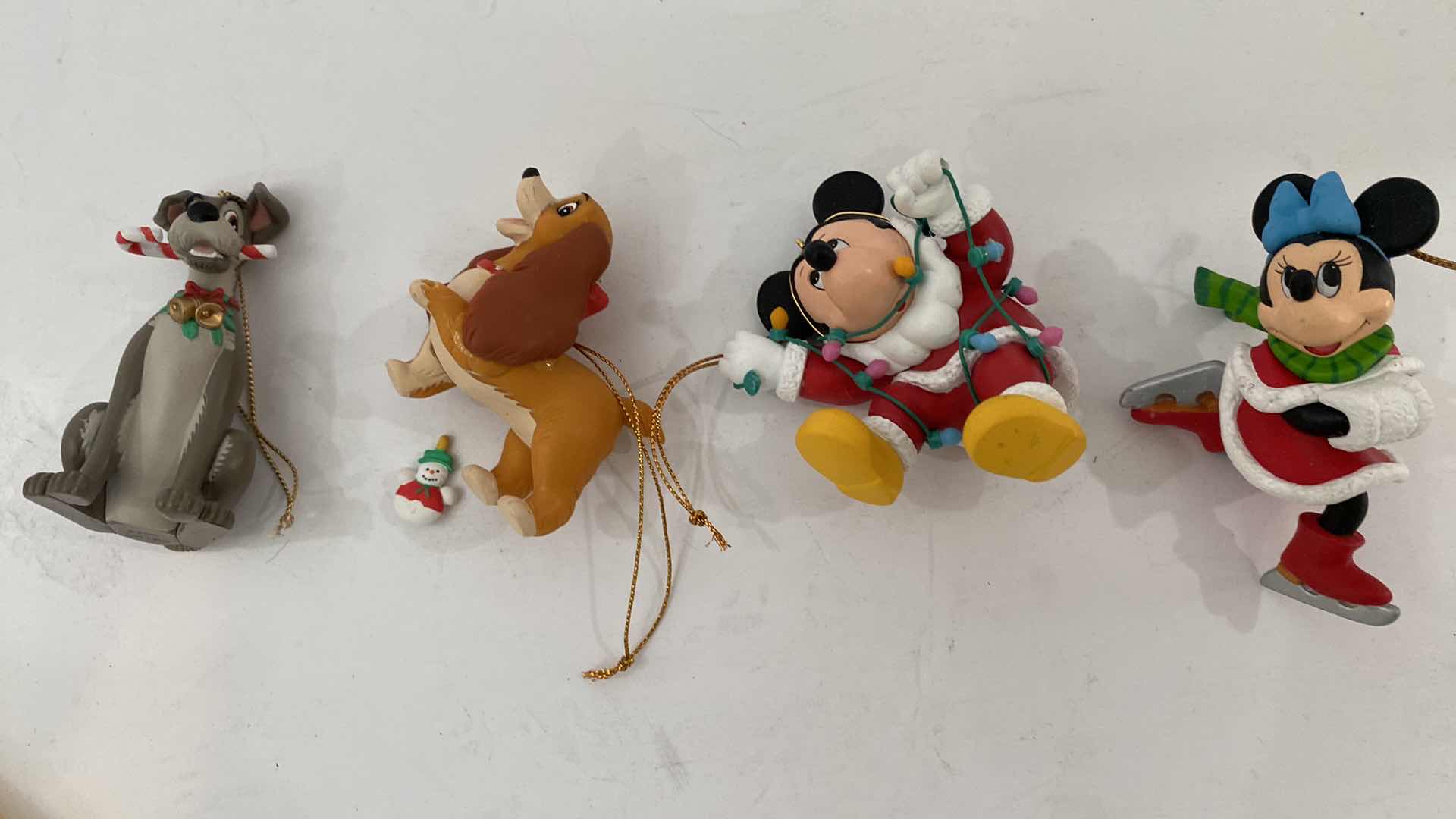 Photo 1 of 4-DISNEY ORNAMENTS