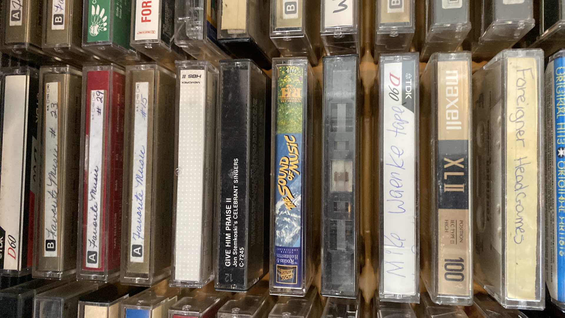 Photo 3 of 3-CASES OF CASSETTES