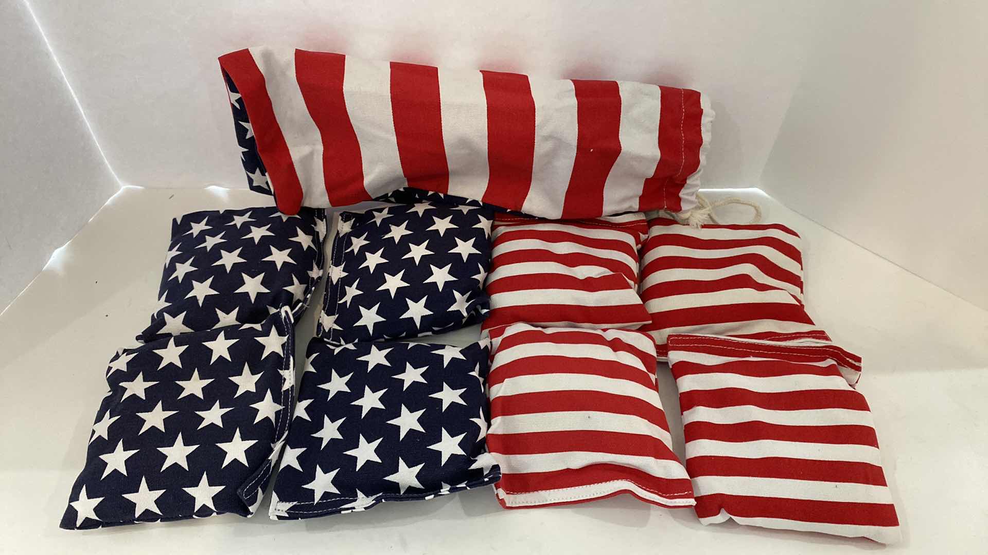 Photo 1 of PATRIOTIC BEAN BAGS WITH STORAGE BAG