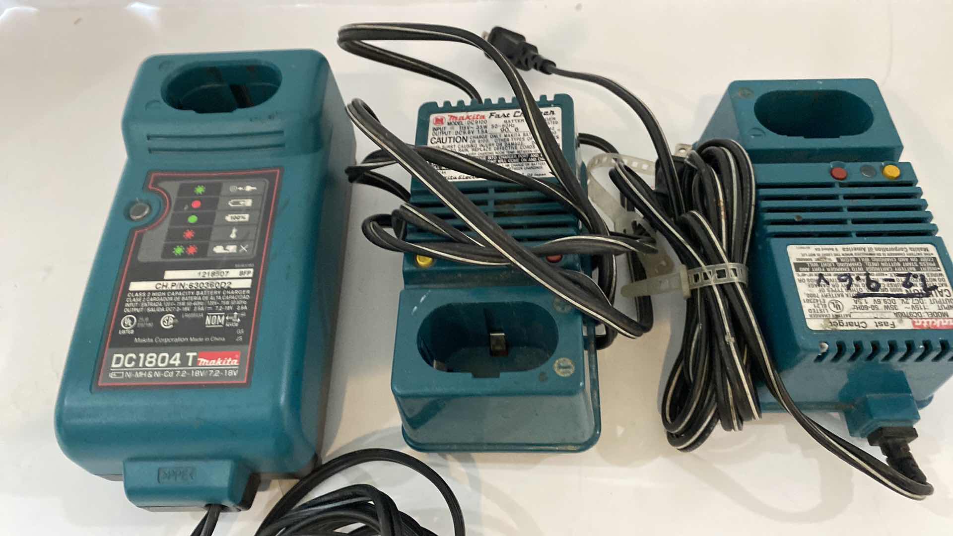 Photo 1 of 3-MAKITA BATTERY CHARGERS