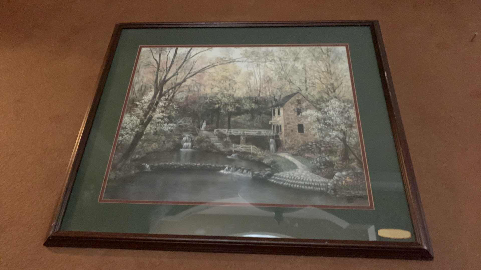 Photo 2 of ARTWORK, LIMITED EDITION WITH COA NUMBERED AND SIGNED OLD MILL STREAM II IMAGE SIZE 20” x 16”