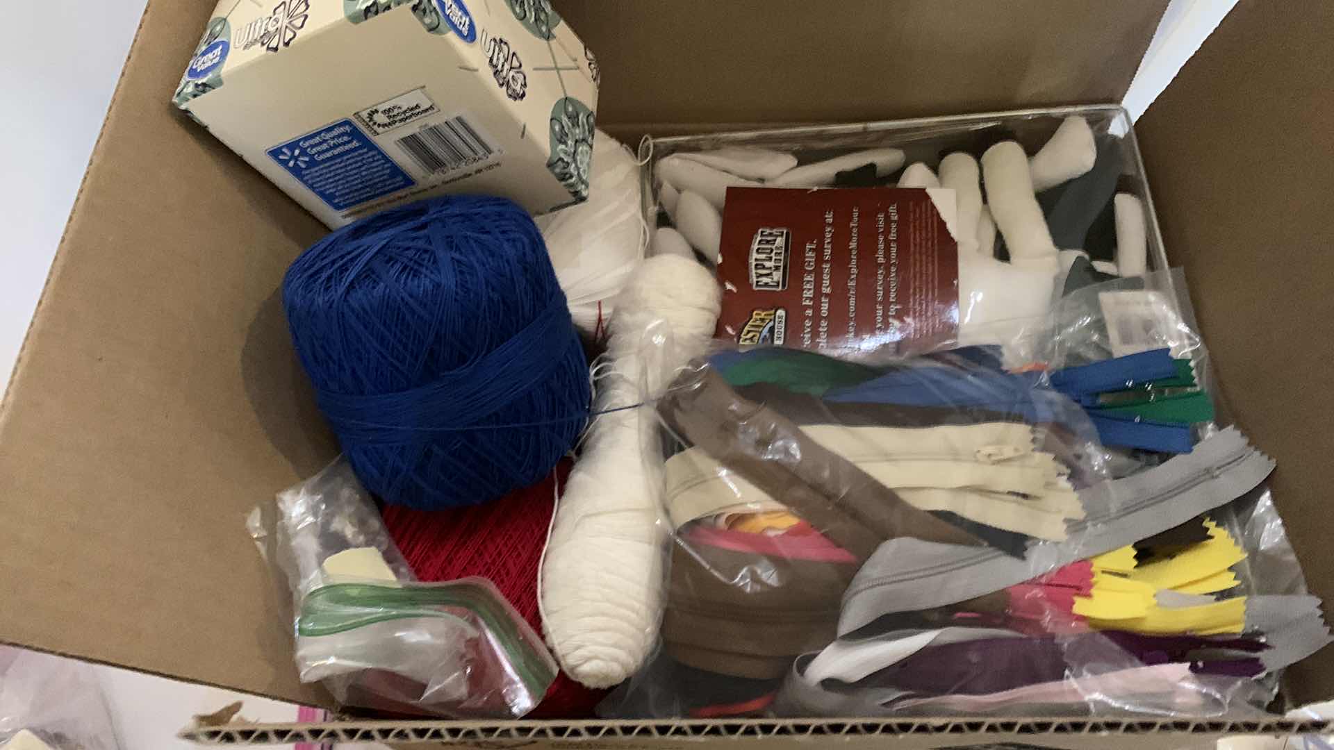 Photo 4 of BOX OF CRAFT SUPPLIES
