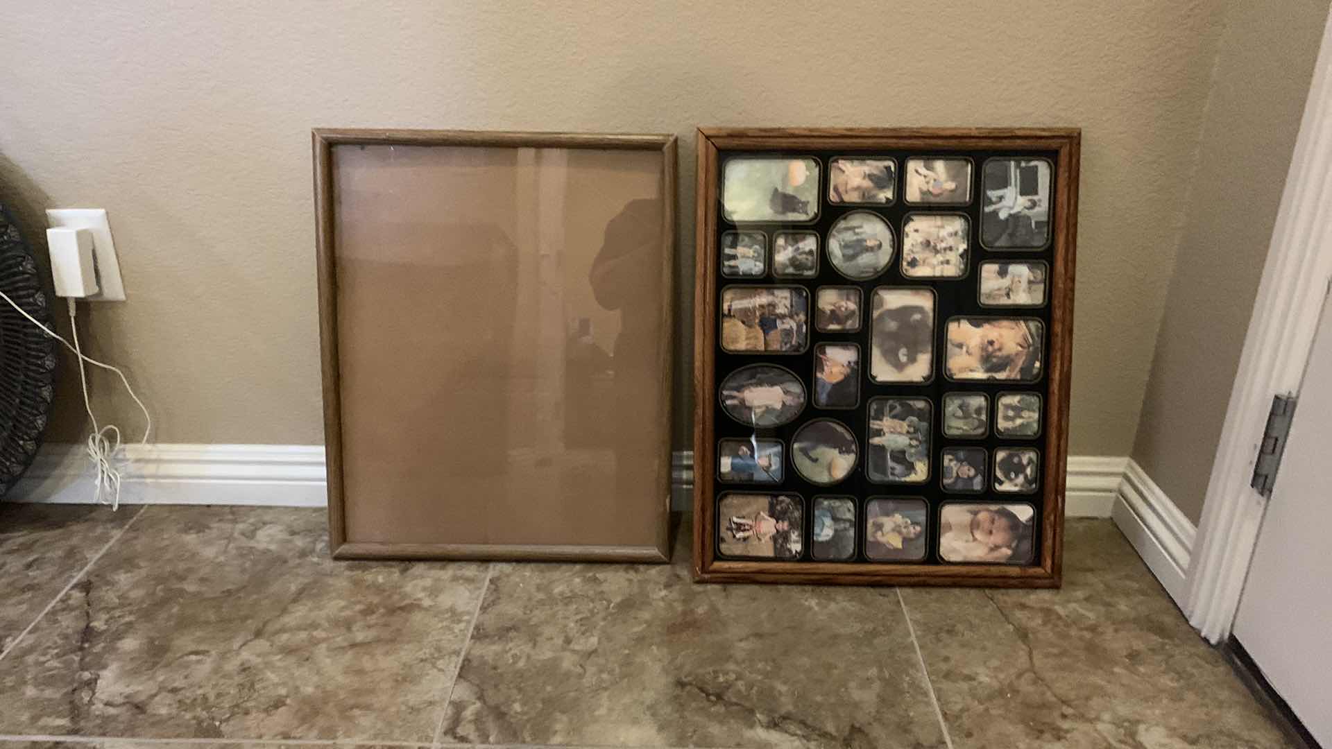 Photo 1 of TWO WOOD FRAMES, LARGEST 18” x 22”