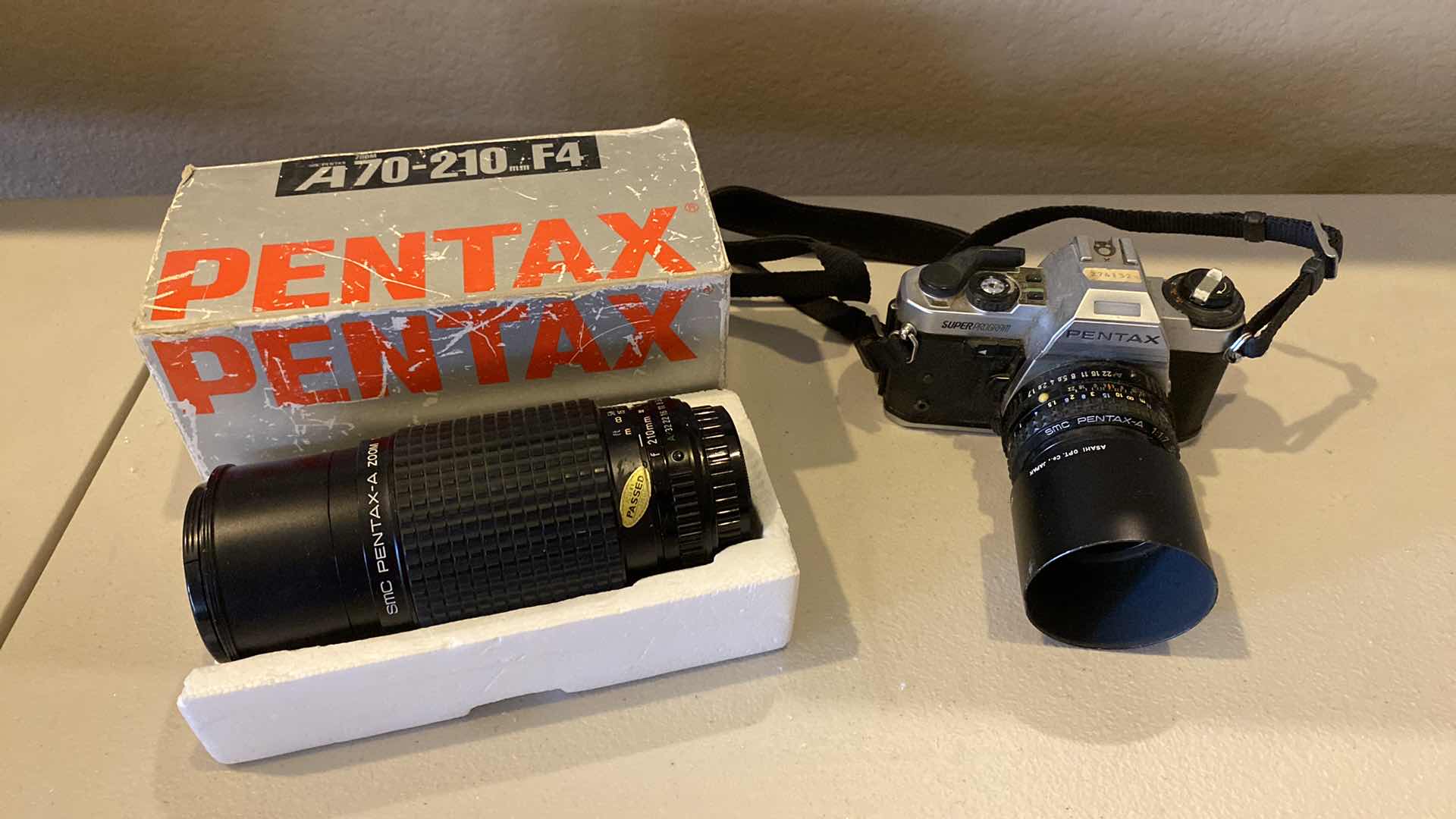 Photo 1 of PENTAX CAMERA AND A70-210mm F4 LENS