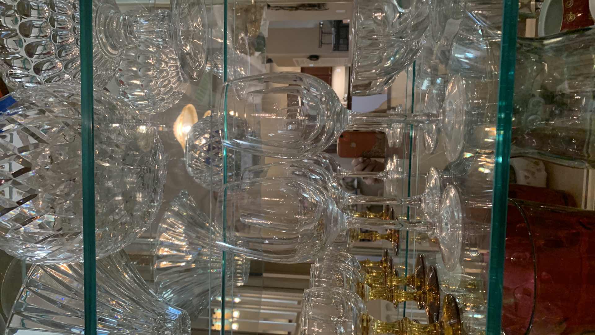 Photo 3 of 13 PIECE GLASS AND CRYSTAL COLLECTIBLES (ONE SHELF ONLY)