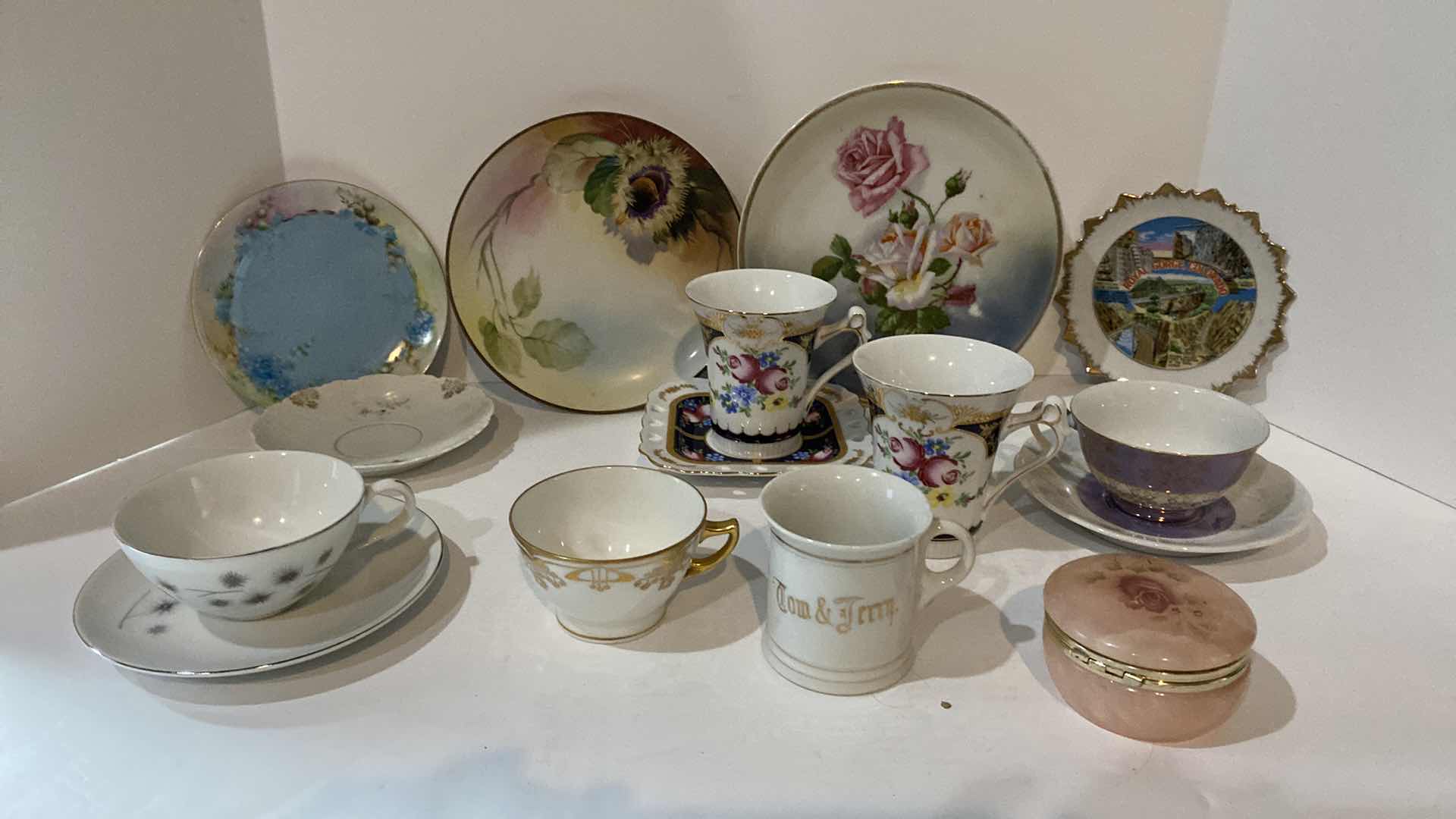 Photo 1 of ASSORTMENT OF CHINA AND PORCELAIN PLATES AND CUPS