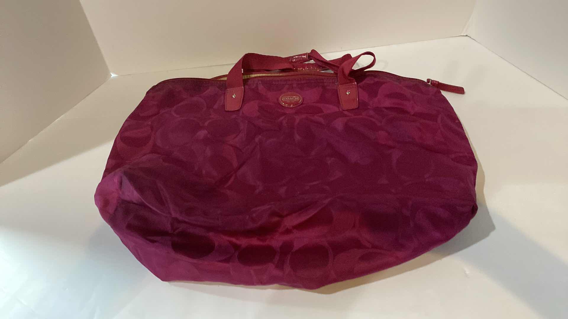 Photo 1 of COACH RAYON TOTE BAG NOT AUTHENTICATED