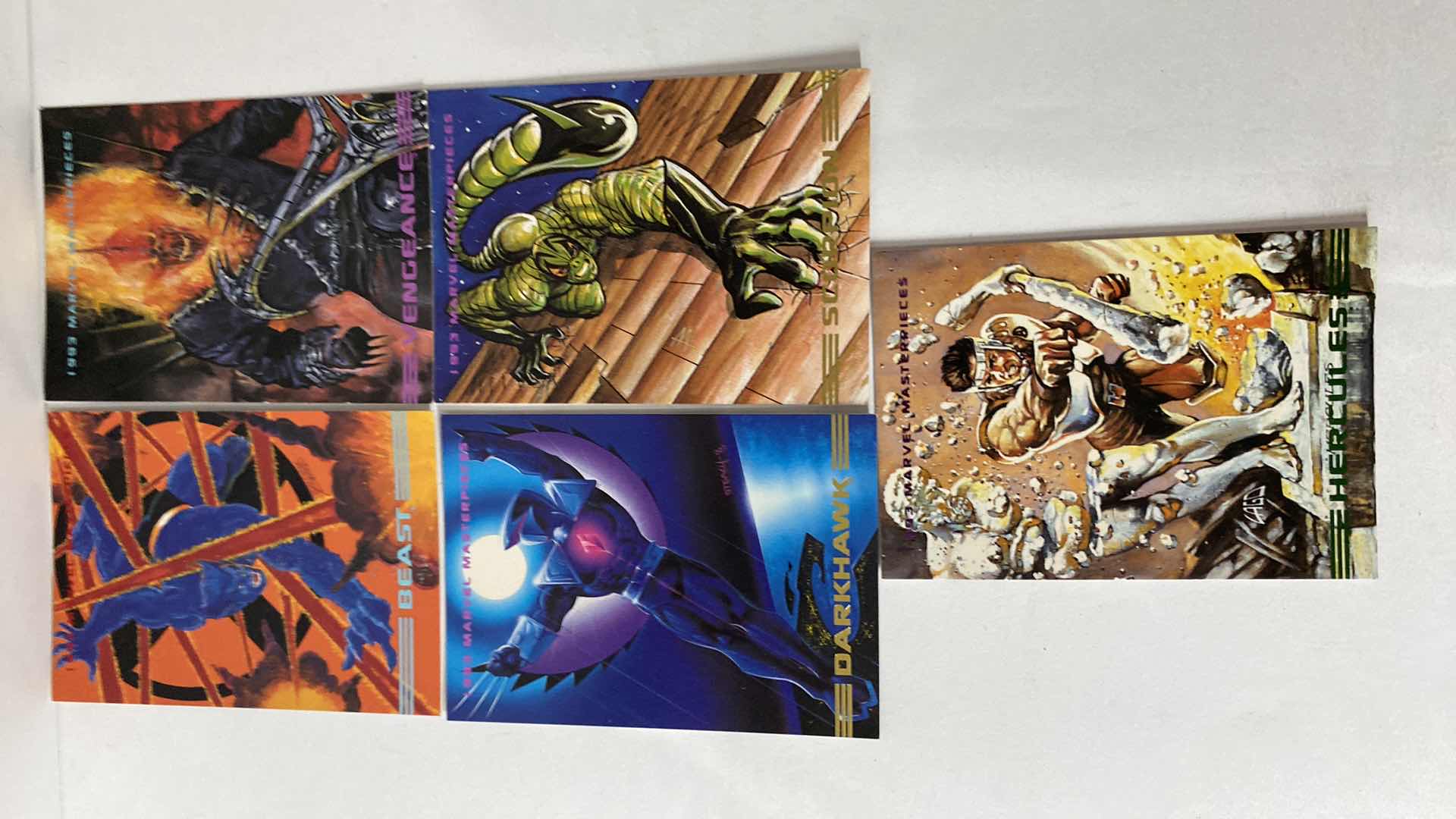 Photo 2 of 9 COLLECTIBLE 1993 MARVEL MASTERPIECES