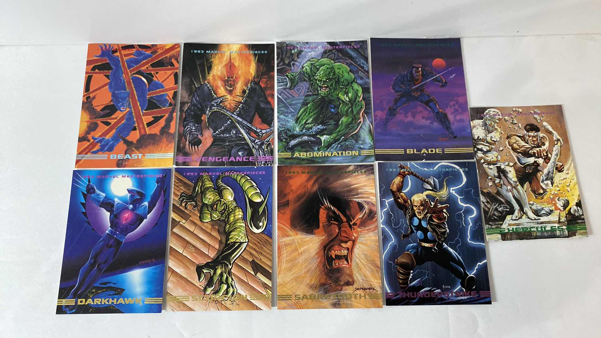 Photo 1 of 9 COLLECTIBLE 1993 MARVEL MASTERPIECES