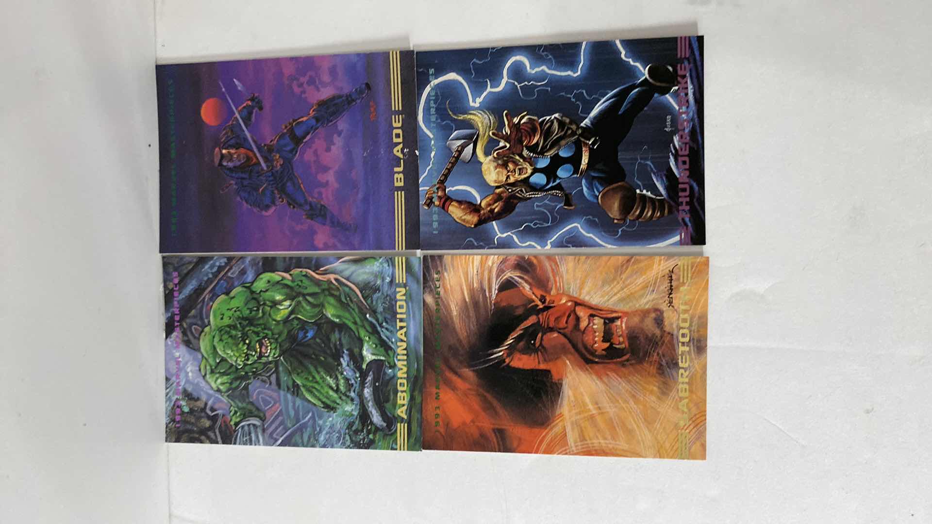 Photo 3 of 9 COLLECTIBLE 1993 MARVEL MASTERPIECES