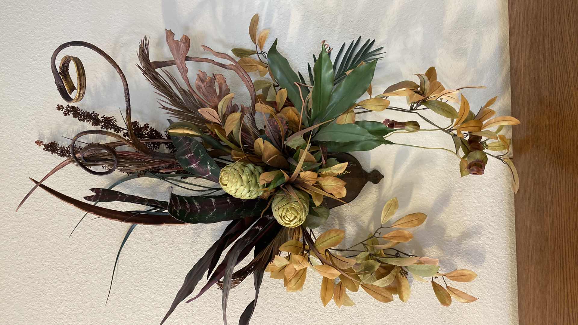 Photo 1 of TROPICAL FAUX FLORAL ARRANGEMENT H46”