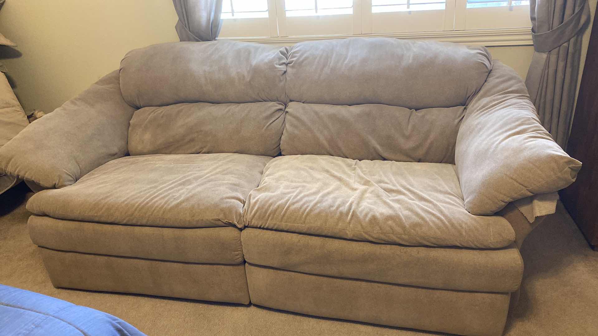 Photo 1 of 88” KHAKI COLOR SOFA BED