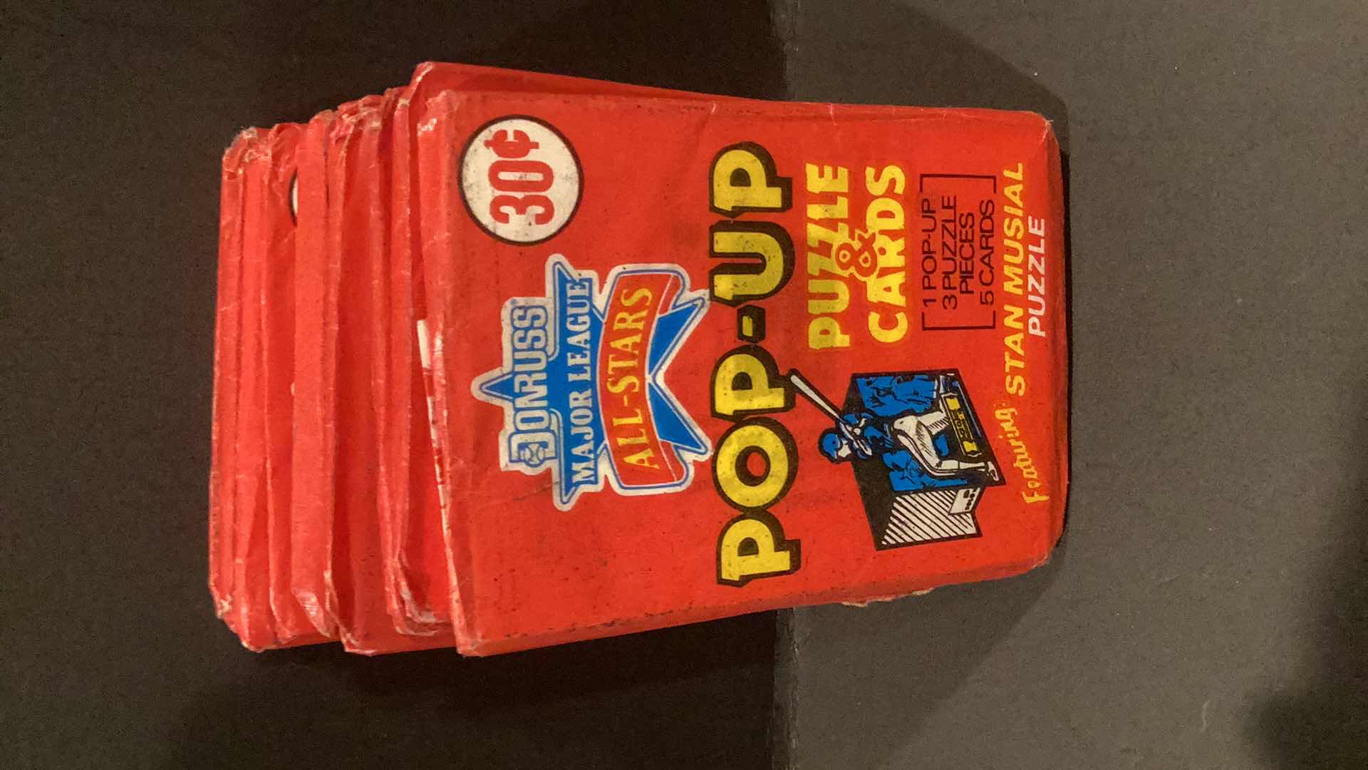 Photo 1 of 10 1988 DONRUSS ALL-STAR POP-UP WAXPACKS