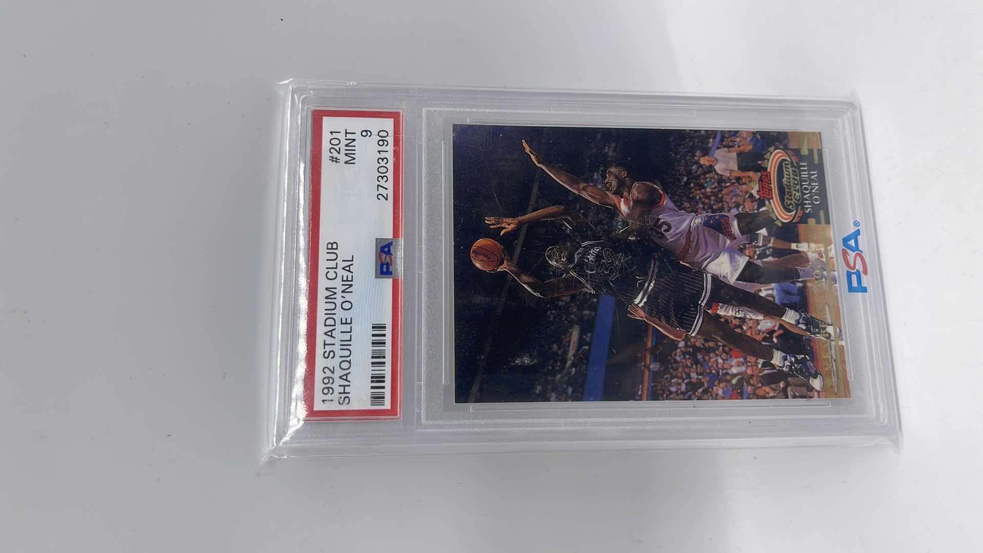 Photo 1 of 1992 SHAQUILLE O’NEAL STADIUM CLUB RATED ROOKIE CARD 201