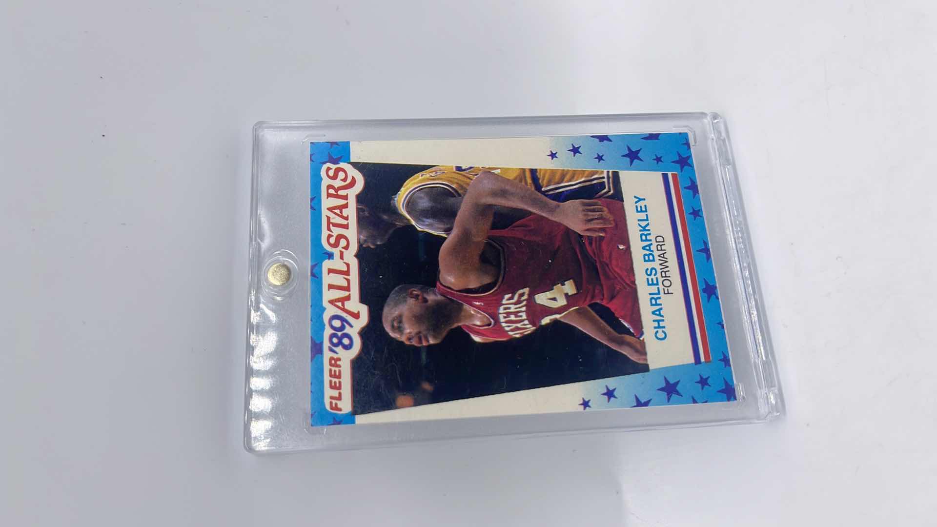 Photo 1 of 1989 CHARLES BARKLEY FLEER CARD 4