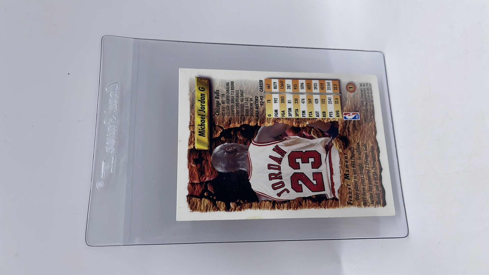 Photo 2 of RARE 1994 MICHAEL JORDAN TOPPS CARD 1