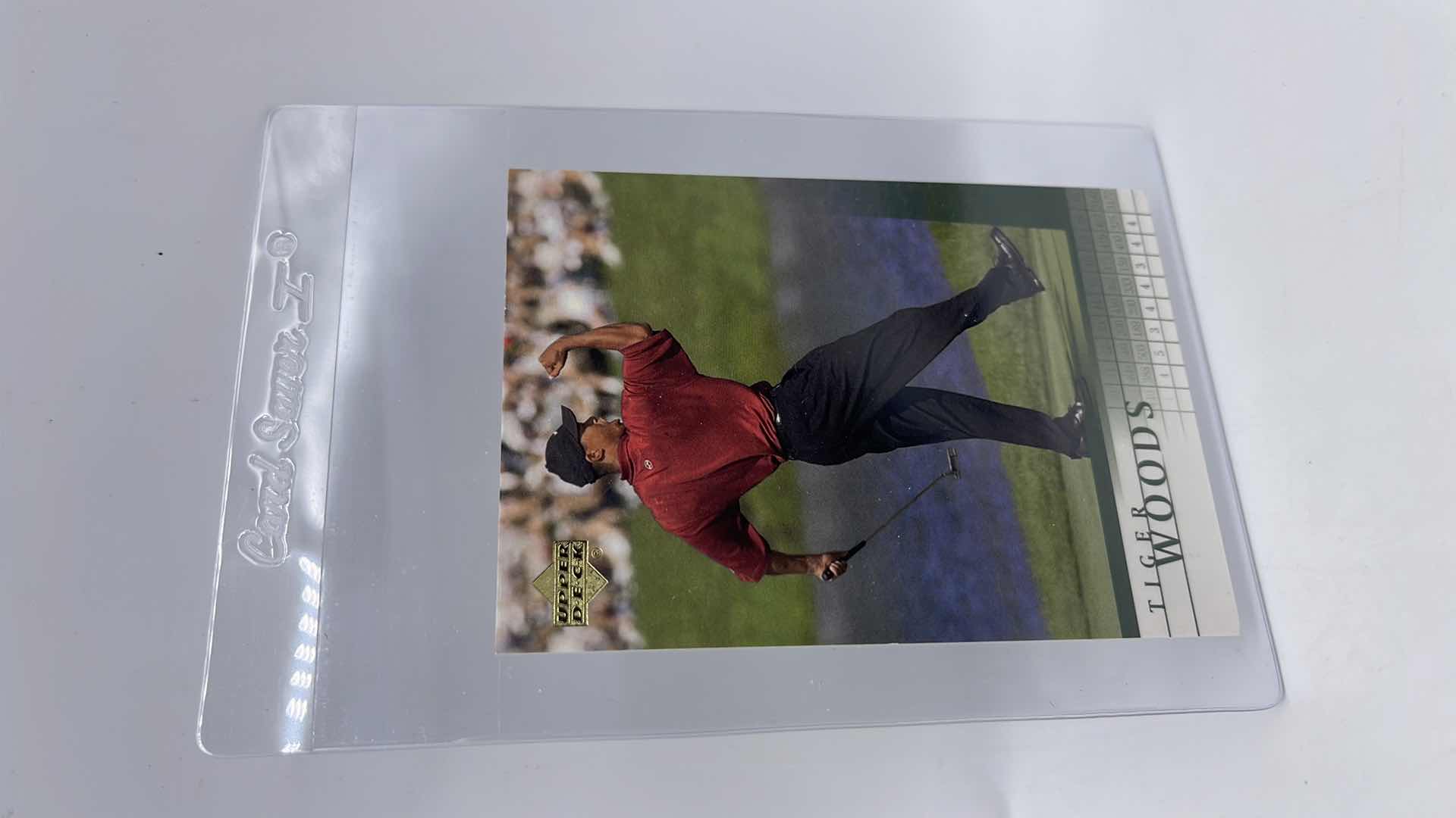 Photo 1 of RARE 2001 TIGER WOODS UPPER DECK PROMO ROOKIE CARD