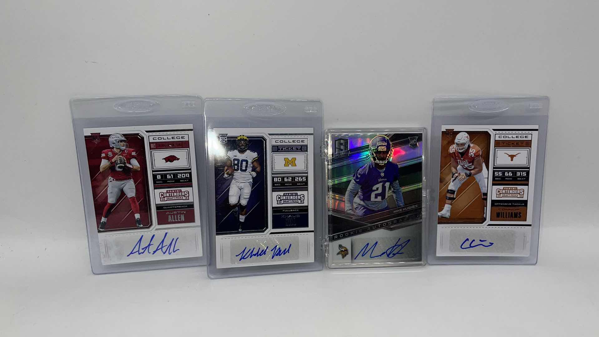 Photo 1 of 4 PANINI AUTOGRAPHED ROOKIE CARDS