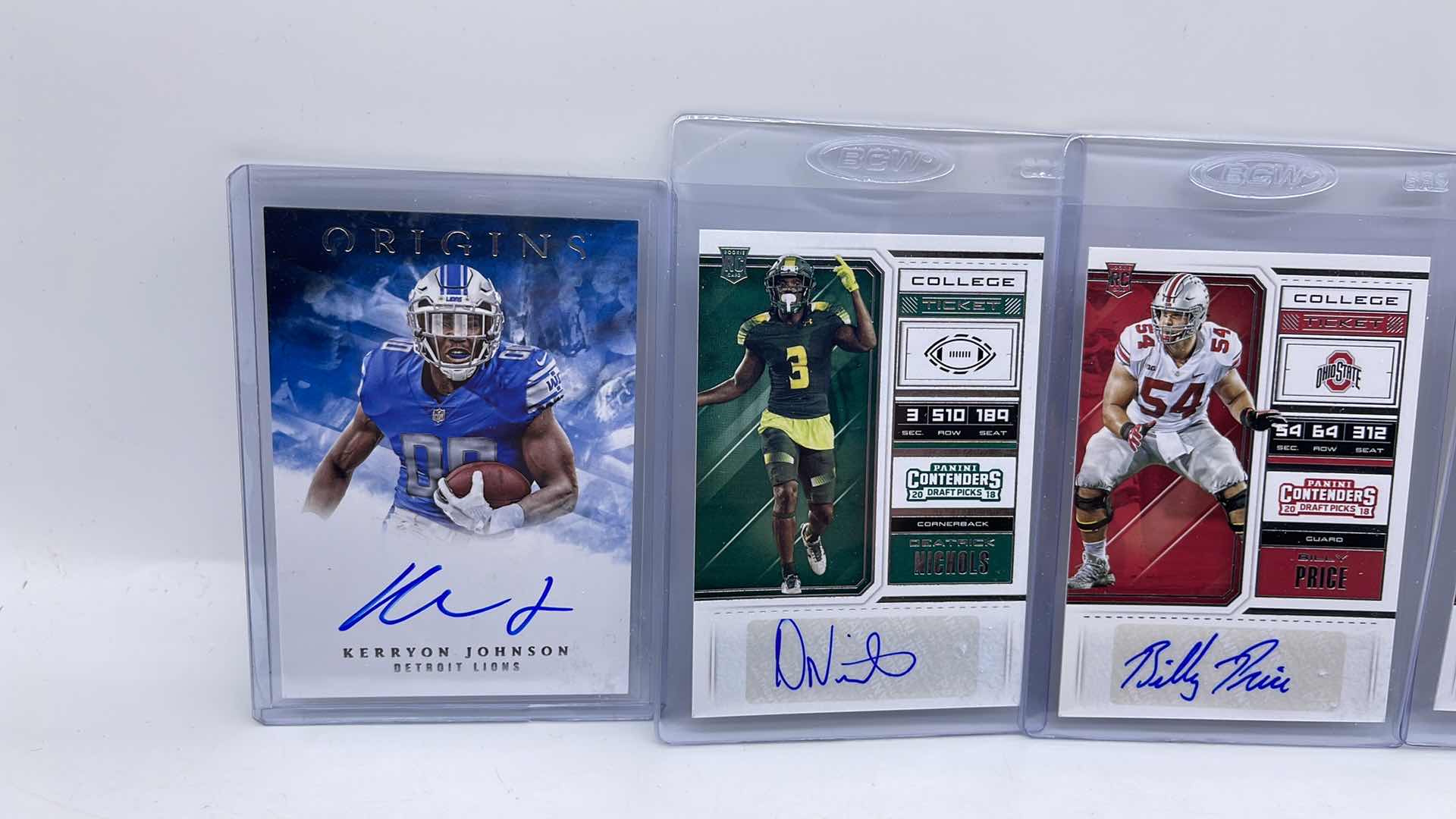 Photo 2 of 4 PANINI AUTOGRAPHED ROOKIE CARDS