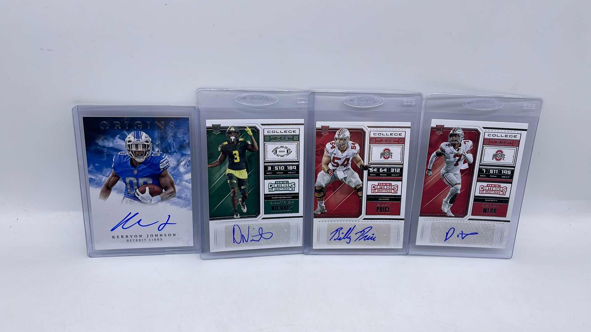 Photo 1 of 4 PANINI AUTOGRAPHED ROOKIE CARDS