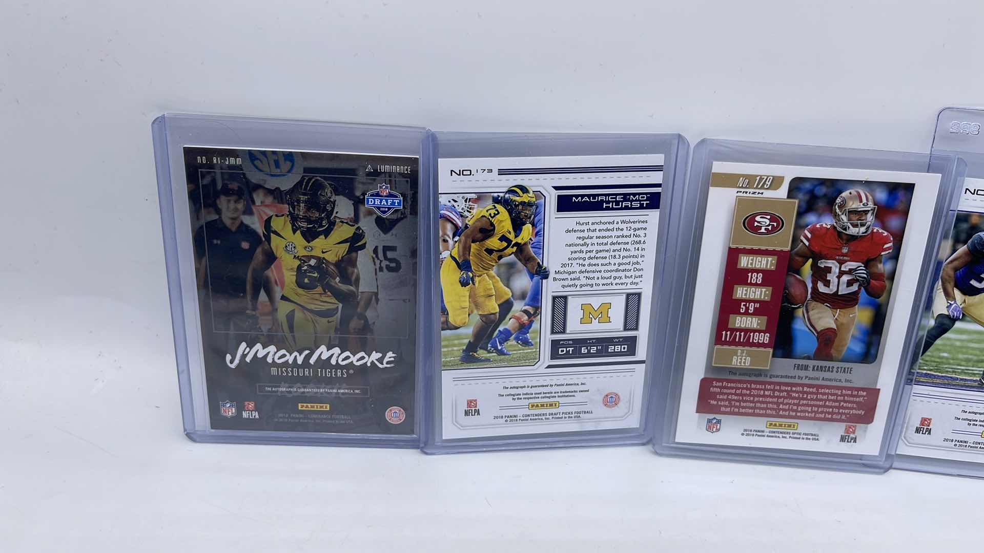 Photo 4 of 4 PANINI AUTOGRAPHED ROOKIE CARDS