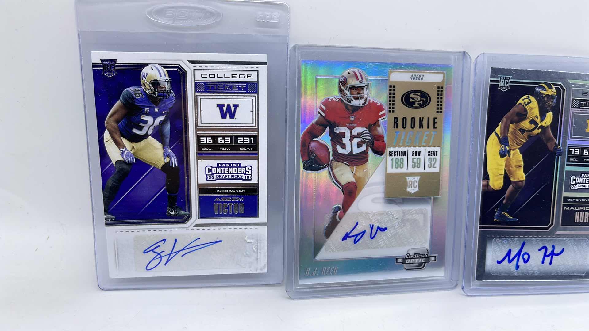 Photo 2 of 4 PANINI AUTOGRAPHED ROOKIE CARDS