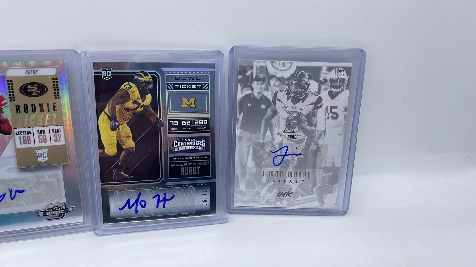 Photo 3 of 4 PANINI AUTOGRAPHED ROOKIE CARDS