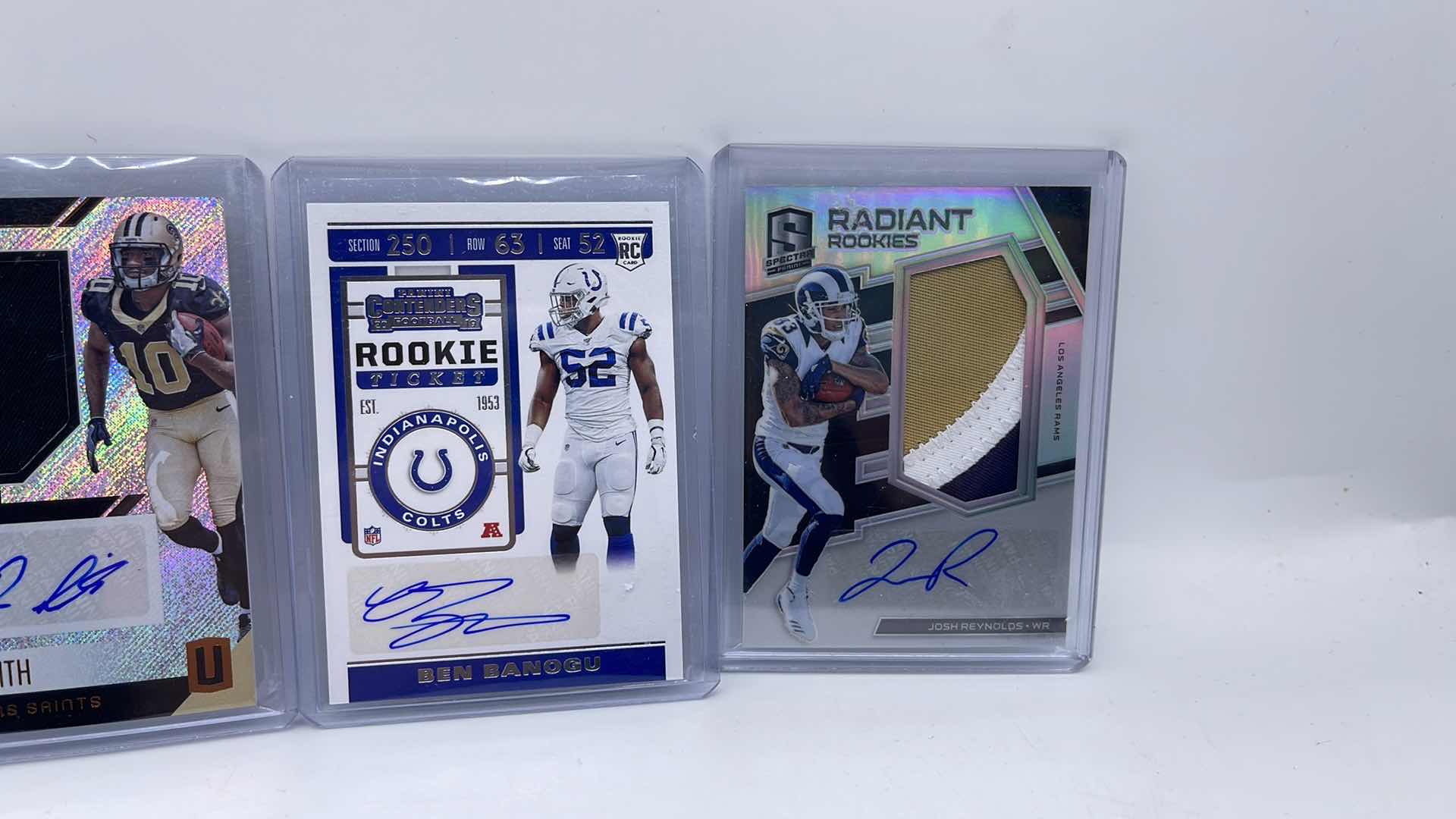 Photo 3 of 4 PANINI AUTOGRAPHED ROOKIE CARDS