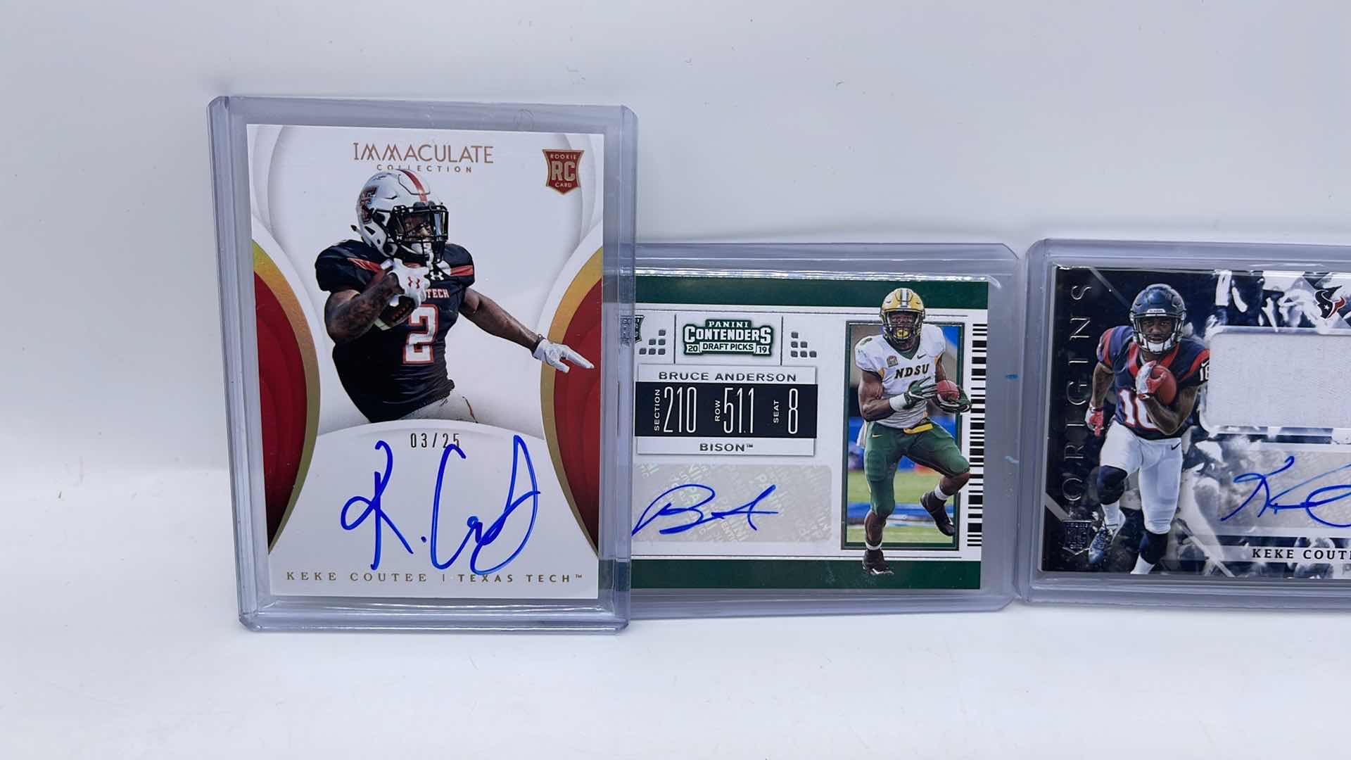 Photo 2 of 4 PANINI AUTOGRAPHED ROOKIE CARDS