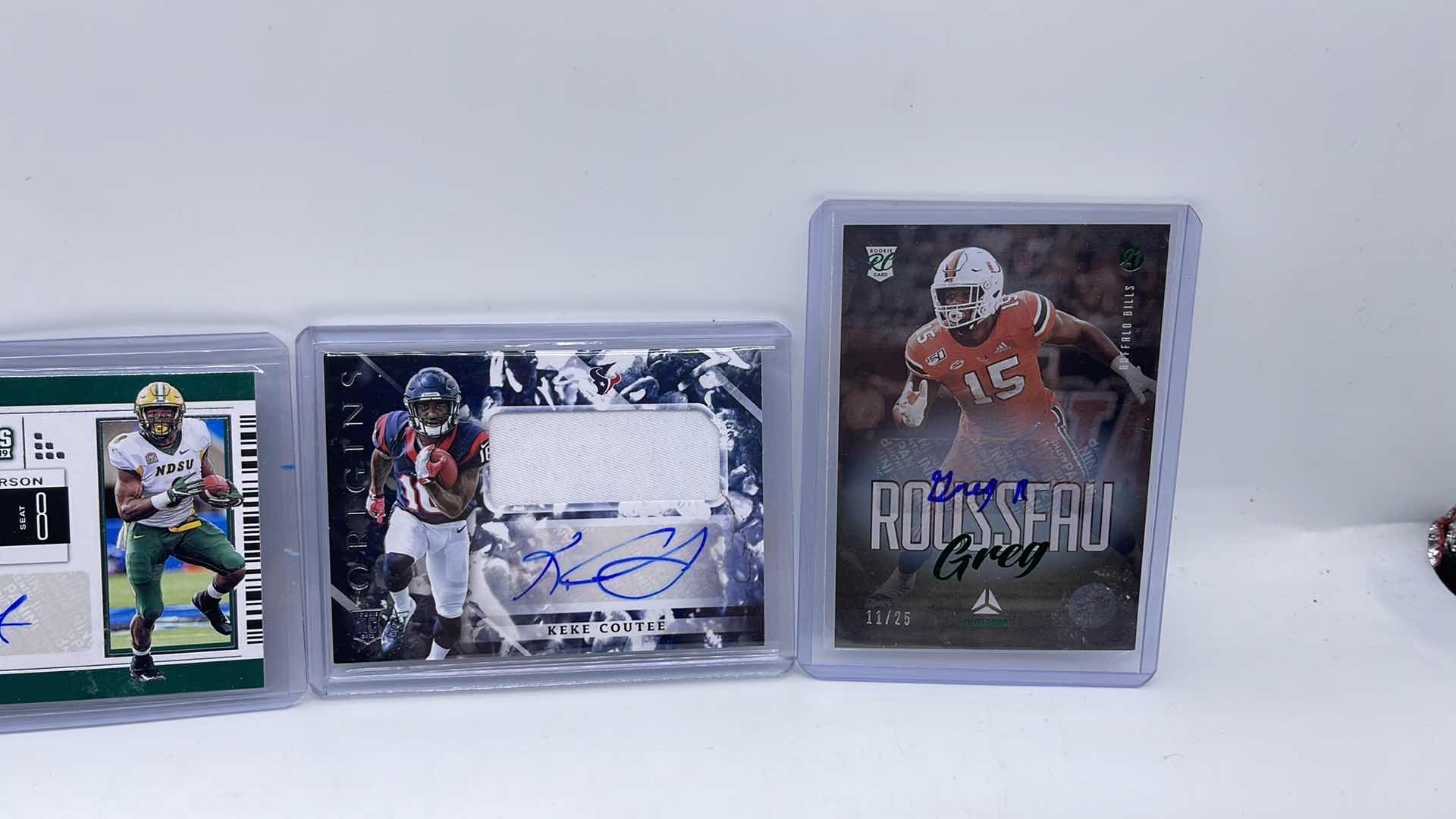 Photo 3 of 4 PANINI AUTOGRAPHED ROOKIE CARDS