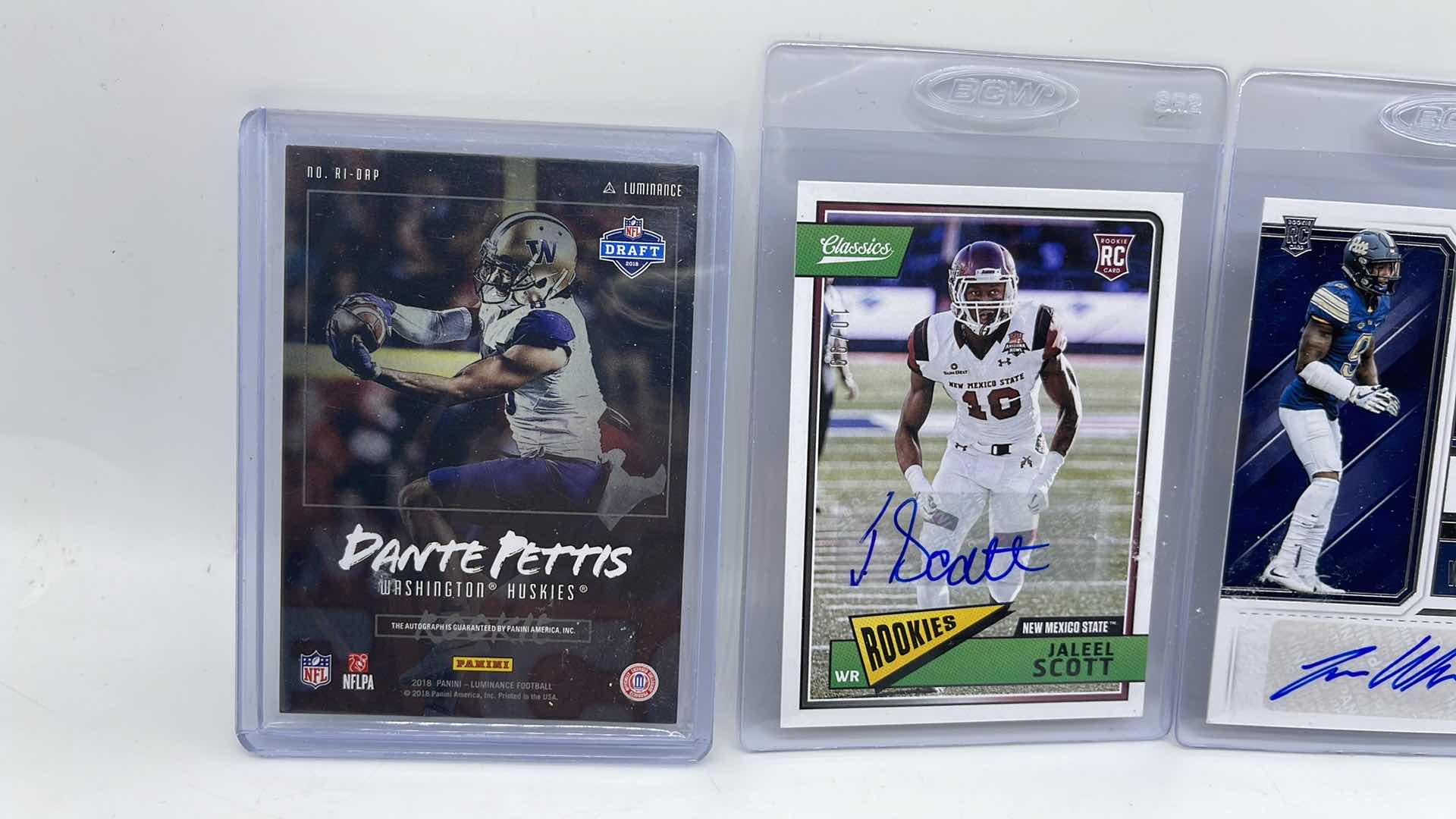 Photo 2 of 4 PANINI AUTOGRAPHED ROOKIE CARDS