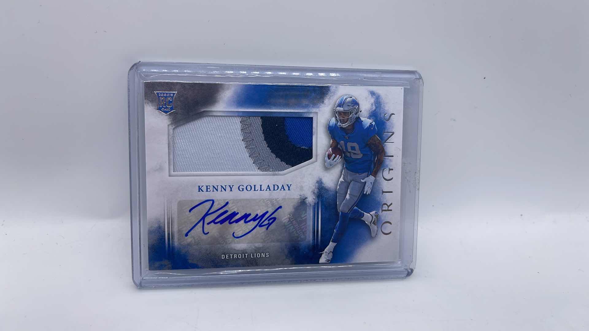 Photo 2 of 3 AUTOGRAPHED PATCH ROOKIE CARDS INCLUDING RARE KENNY GOLLADAY ROOKIE 