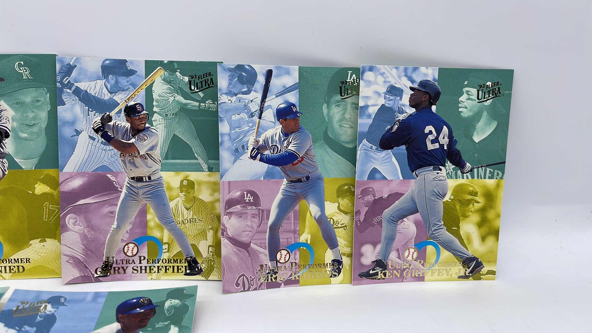 Photo 2 of 1993 FLEER ULTRA TOP PERFORMERS SET INCLUDES GRIFFEY, BONDS, THOMAS & MORE