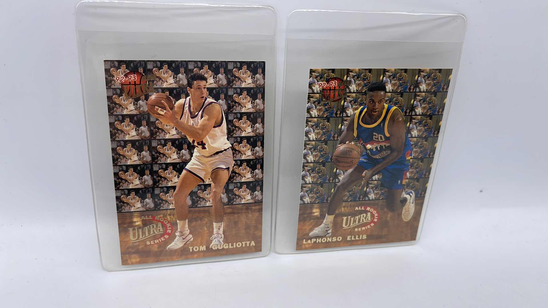 Photo 1 of 1992-93 LAPHONSO ELLIS & TOM GOGLIOTTA FLEER ULTR ROOKIE CARDS