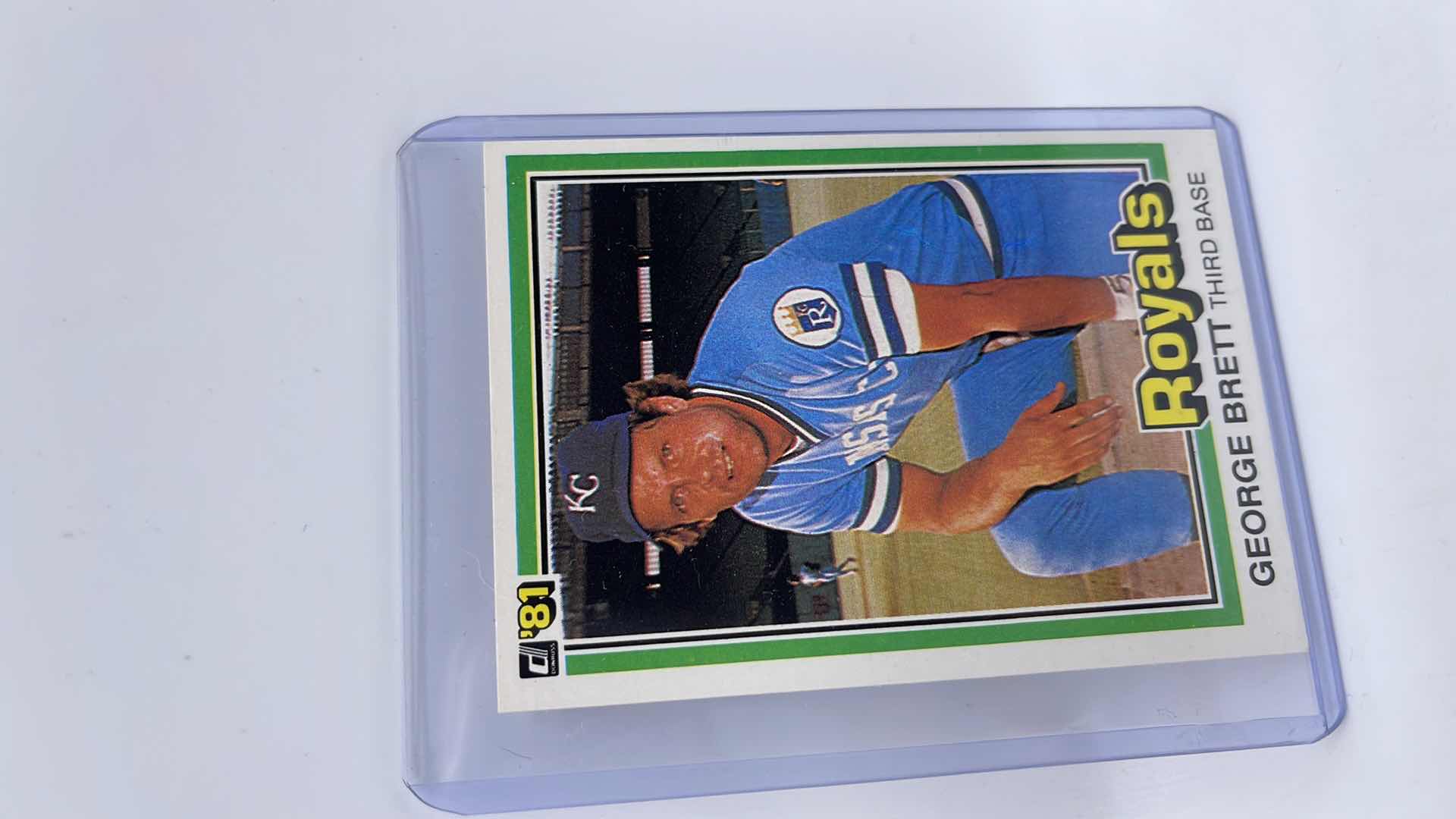 Photo 1 of 1981 GEORGE BRETT DONRUSS CARD 100