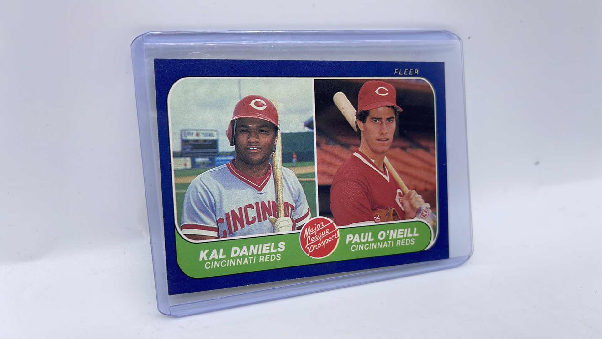 Photo 1 of 1986 KAL DANIELS & PAUL O’NEIL ROOKIE CARD 646